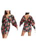 ASOS Floral Black Red Casual Dress Size 6 - photo 1