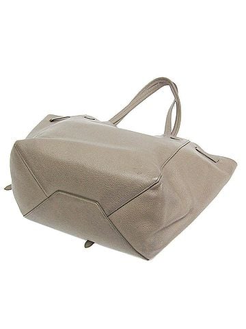 Céline Celine Cabas Phantom Small 189023 Women's Leather Tote Bag Gray Beige (view 2)