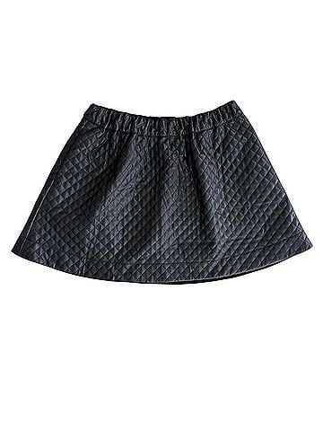 Anthropologie fit and flare Faux Leather Skirt (view 1)