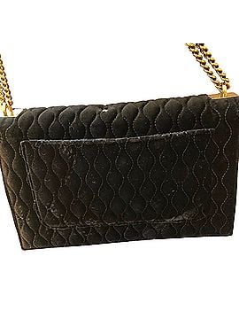 Bally Velvet Bag Embellish Crystal Heart Shoulder Shoulder Bag (view 2)