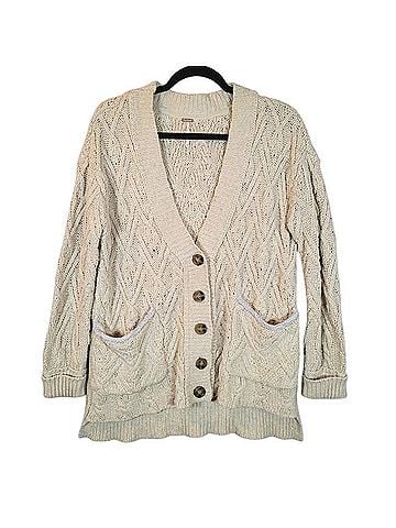Free People Montana Cable Knit Grandpa Cardigan Sweater Casual Sweaters (view 1)