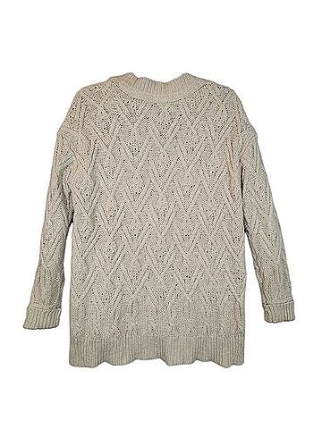 Free People Montana Cable Knit Grandpa Cardigan Sweater Casual Sweaters (view 2)