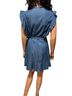 Ella Moss Blue Casual Dress Size L - photo 2