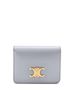Céline 100% Leather Blue Triomphe Compact Wallet Leather One size - photo 1