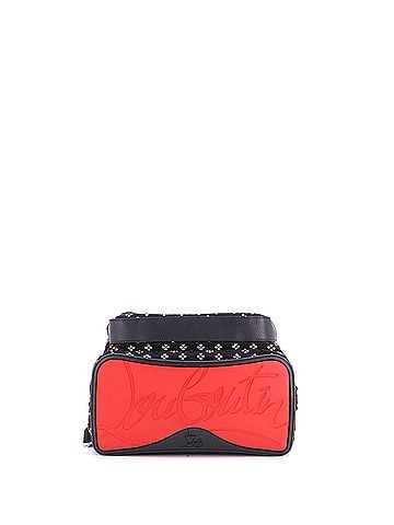 Christian Louboutin Backloubi Backpack Embroidered Canvas Small (view 2)