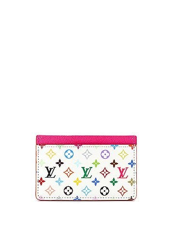 Louis Vuitton x Takashi Murakami Card Holder Monogram Multicolor with Leather (view 1)