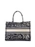 Christian Dior 100% Canvas Plain Blue Book Tote Embroidered Canvas Medium One size - photo 4