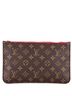 Louis Vuitton 100% Coatead Canvas Brown Neverfull Pochette Monogram Canvas Large One size - photo 1