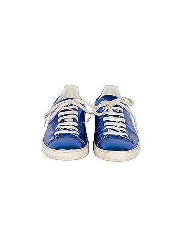 Louis Vuitton Louis Vuitton Metallic Blue Sneakers (view 2)