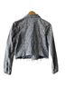GRLFRND 100% Cotton Animal Print Gray Denim Jacket Size XS - photo 8