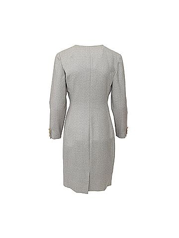 Mario Valentino Valentino Miss V Wool Dress with Turtle Buttons - '90s (view 2)