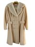 bullocks Wilshire 100% Wool Ivory Wool Coat Size M - photo 1