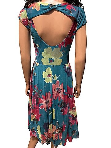 Weston Wear Anthro Weston Wear Floral Quinby Keyhole Dress Casual Dress (view 2)