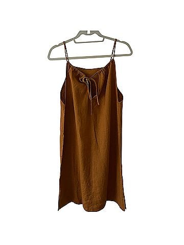 Everlane The Linen Apron Casual Dress (view 2)