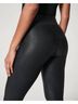 SPANX Solid Black Faux Leather Leggings Size S - photo 5