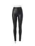 SPANX Solid Black Faux Leather Leggings Size XS - photo 1