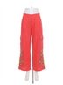 Johnny Was Pink Drawstring Hem Cargo Pant Marisol Size M - photo 1