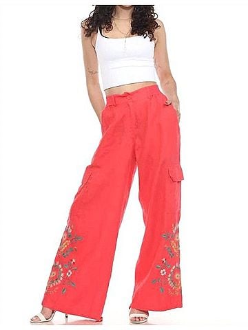 Johnny Was Drawstring Hem Cargo Pant Marisol (view 2)