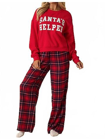 Z Supply Hangout Plaid Pants (view 2)