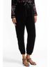 Johnny Was Black Velvet Jogger Size L - photo 3