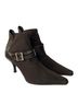 Donald J Pliner Snake Print Brown Ankle Boots Size 9 1/2 - photo 1