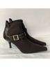 Donald J Pliner Snake Print Brown Ankle Boots Size 9 1/2 - photo 12
