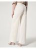 SPANX Solid Brown Seamed Front Wide Leg Jean Size XL - photo 3