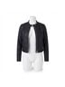 SPANX Solid Black Leather-Like Moto Jacket Size XL - photo 1