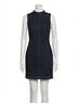 SPANX Solid Blue Denim Seamed Shift Dress Size XS - photo 1