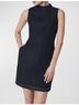 SPANX Solid Blue Denim Seamed Shift Dress Size XS - photo 2