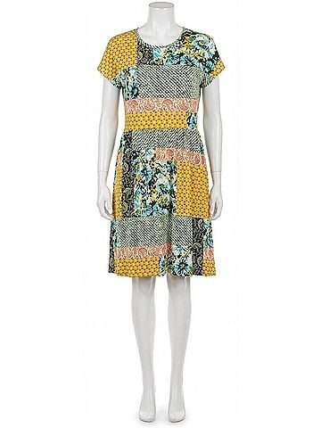 Johnny Was Paisley Block Relaxed T-Shirt Dress (view 1)