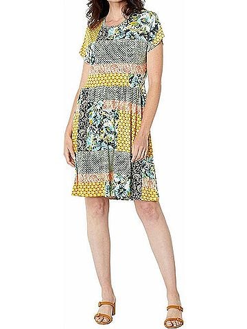 Johnny Was Paisley Block Relaxed T-Shirt Dress (view 2)