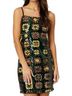 Johnny Was Print Green Gemini Sequin Mini Dress Size S - photo 2