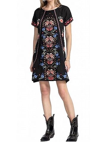 Johnny Was Raglan Seamed Slip Dress (view 2)