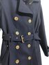 MICHAEL Michael Kors 61% Wool 27% Polyester 6% Rayon 6% Other 100% Polyester Solid Blue Coat Size 4 - photo 5