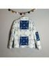 Caroline Constas 55% Linen 45% Rayon 80% Polyester 20% Cotton 92% Polyester 8% Spandex 100% Polyester Floral White Blue Jacket Size XS - photo 4