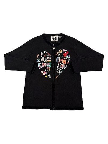 Storybook Knits Glamorous Heart Cardigan (view 1)