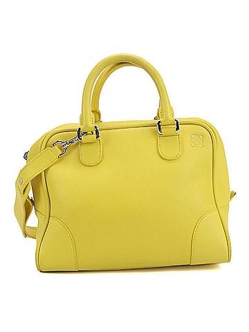 Loewe LOEWE Amazona 75 2-Way Anagram Handbag, 301.30.L03, Women's, Yellow (view 1)