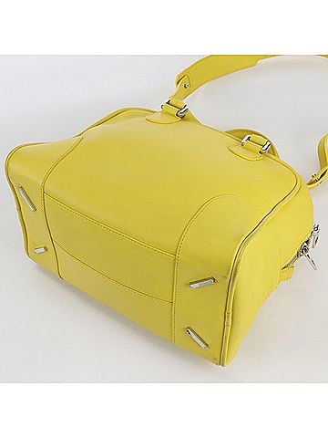 Loewe LOEWE Amazona 75 2-Way Anagram Handbag, 301.30.L03, Women's, Yellow (view 2)