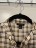Ann Taylor Plaid Multi Color Long Sleeve Button-Down Shirt Size 2 - photo 3