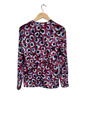 Altuzarra Merlot Petal Long Sleeve Button-Down Shirt (view 2)