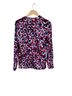 Altuzarra 100% Polyester Floral Multi Color Long Sleeve Button-Down Shirt Size 4 - photo 2