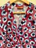 Altuzarra 100% Polyester Floral Multi Color Long Sleeve Button-Down Shirt Size 4 - photo 3