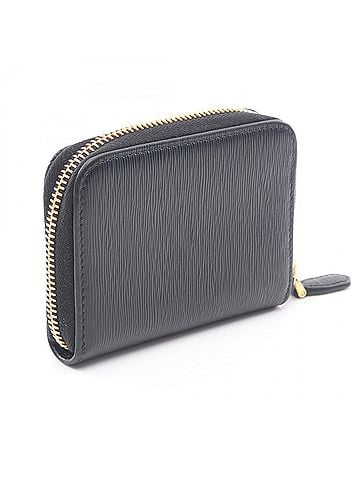 Prada Prada VITELLO MOVE Wallet/Coin Purse in Saffiano Leather, Women's, Black, 1MM268 (view 2)
