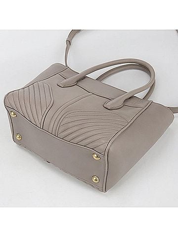 Miu Miu Miu Miu MIU Outlet Tote Bag 5BA145 2E5W F0D32 2WAY Women's Gray (view 2)