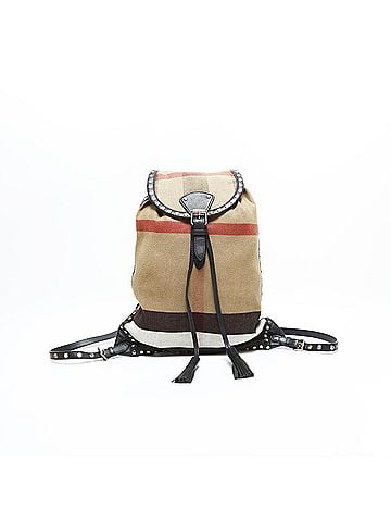 Burberry Burberry Nova Check Canvas Backpack/Daypack, Beige, WS23403 (view 2)