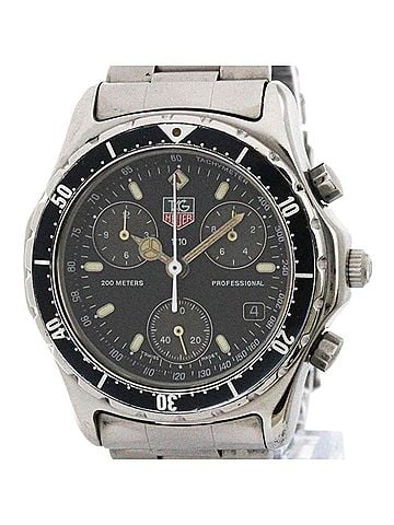 TAG Heuer TAG HEUER Professional Chronograph Steel Quartz Mens Watch 570.206 (view 1)