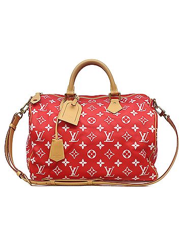 Louis Vuitton LOUIS VUITTON M24420 P9 Rouge Speedy Bandouliere 40 Boston Bag, (Red), Men's (view 1)