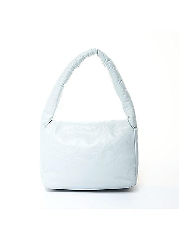 Balenciaga Balenciaga Monaco Leather One-Shoulder Bag, Light Blue, 787896, WS25975 (view 2)