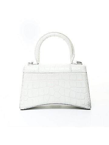 Balenciaga Balenciaga Hourglass XS 592833 2-way Embossed Leather Shoulder Bag White WS26016 (view 2)